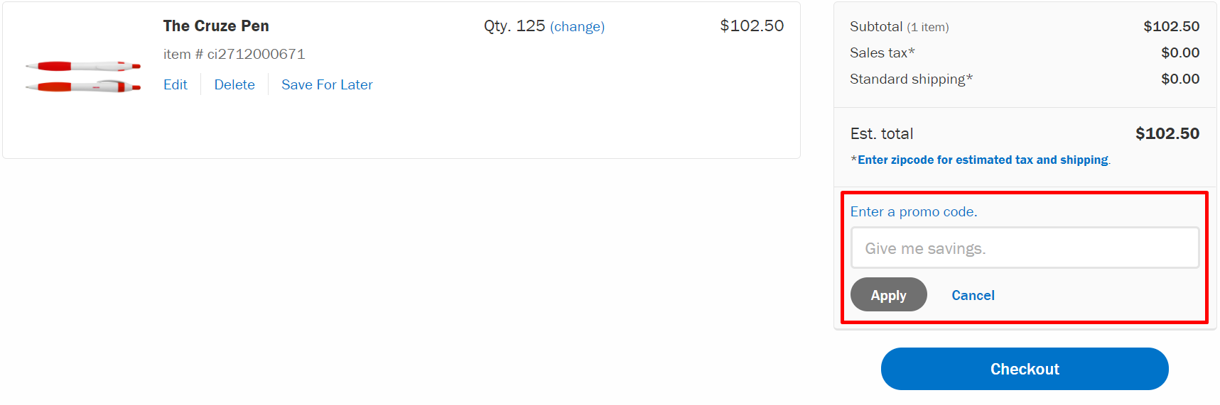 How do I use my iPrint promo code?