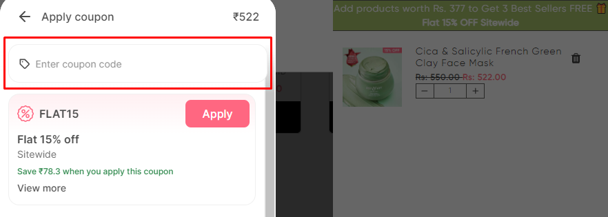 How do I use my Dot & Key coupon code?