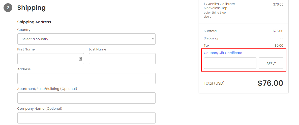 How do I use my Cutter & Buck coupon code?