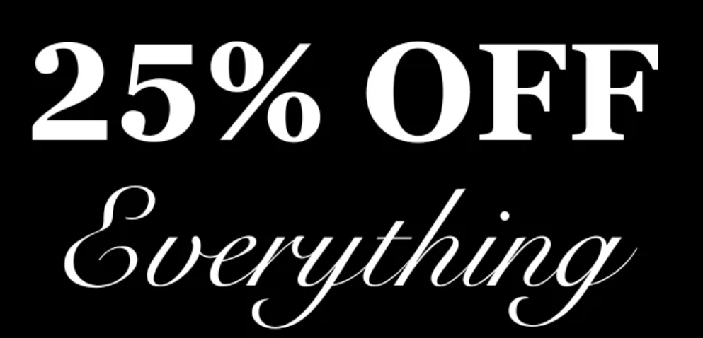 A sale banner from the Dawsylicious Tanning website.