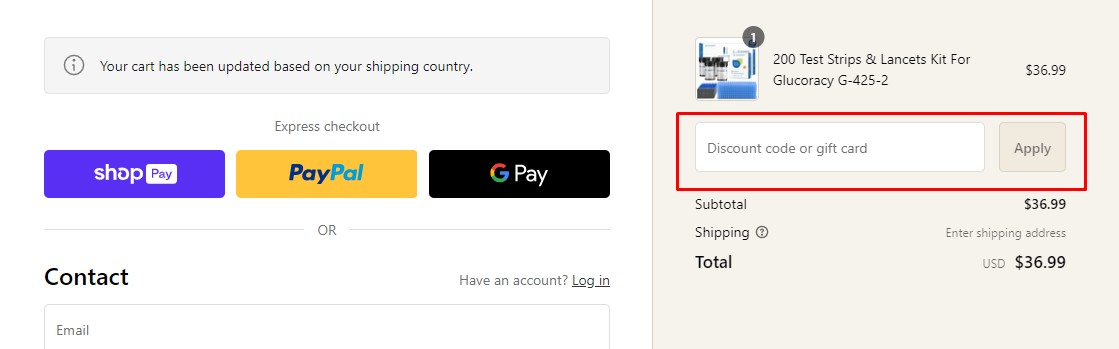 How do I use my Glucoracy discount code?