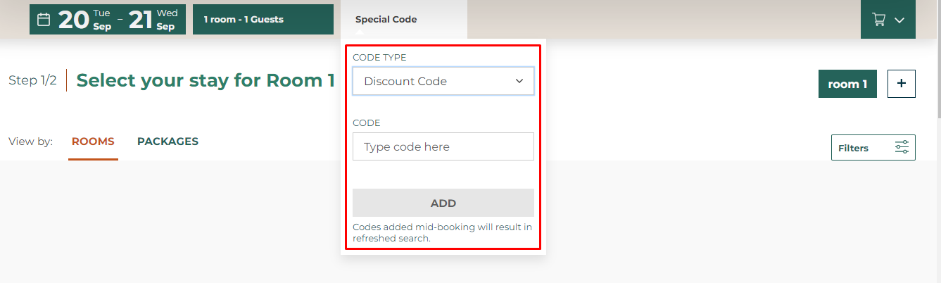 How do I use my Copamarina Beach Resort & Spa discount code?