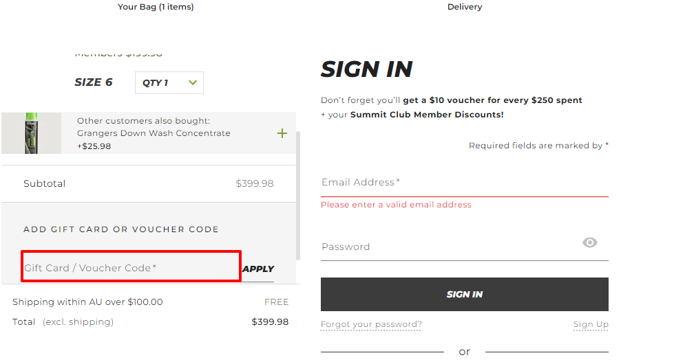kathmandu voucher code au