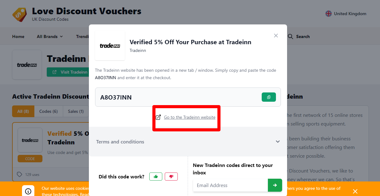 Verified 5% Off | Tradeinn Discount Code August 2024