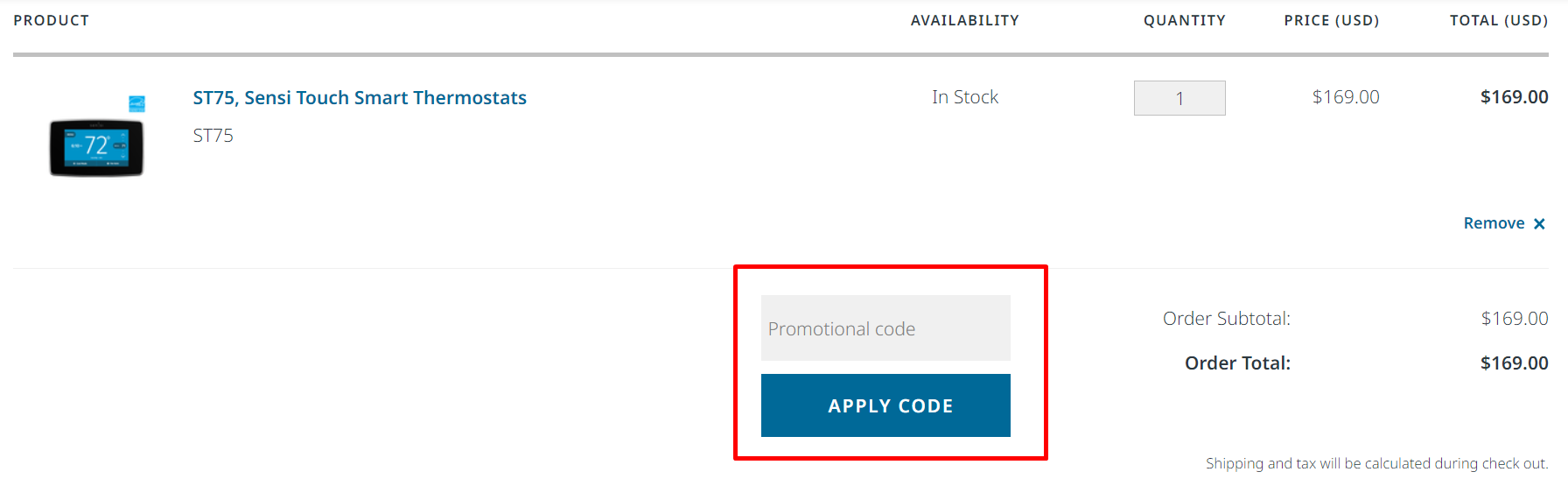 How do I use my Sensi promotional code?