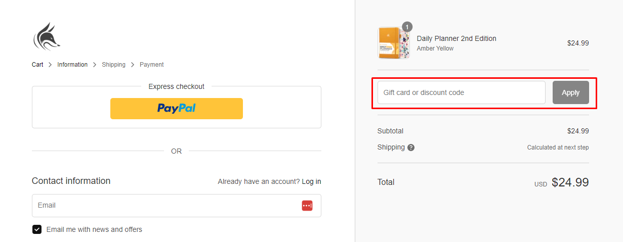 How do I use my Clever Fox discount code?