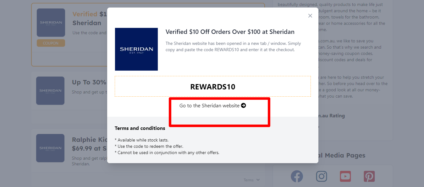 20 Off Sheridan Coupon and Promo Codes July 2024