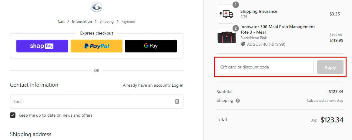 How do I use my 6 Pack Fitness discount code?