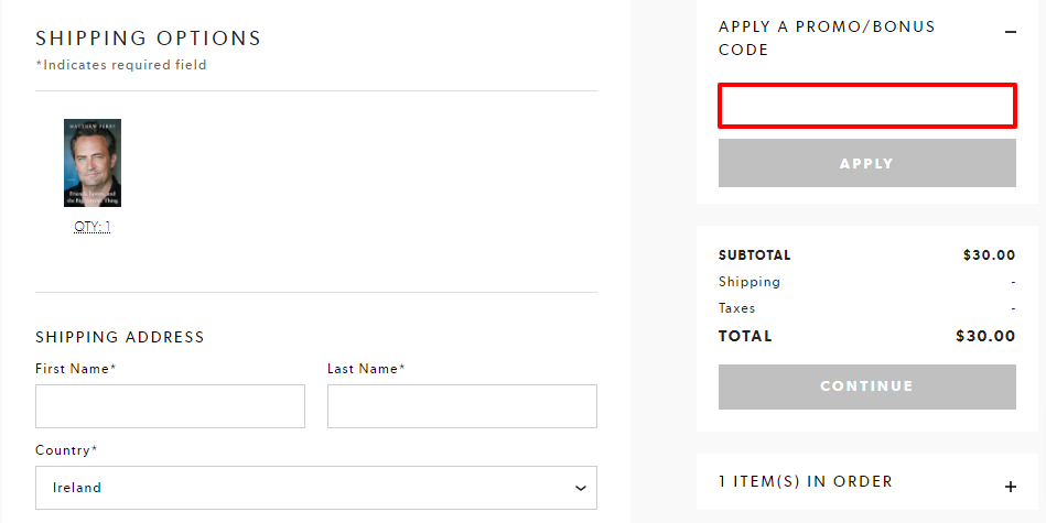 Indigo promo code