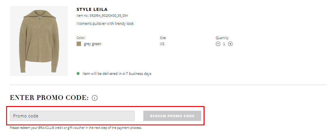 How do I use my Brax promo code?