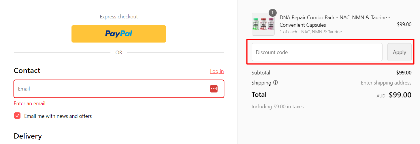 How do I use my Discipline Industries discount code?