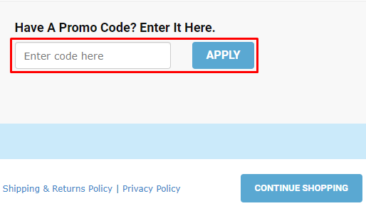 How do I use my Blinds Express promo code?