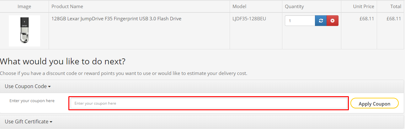 How do I use my Tech Next Day coupon code?