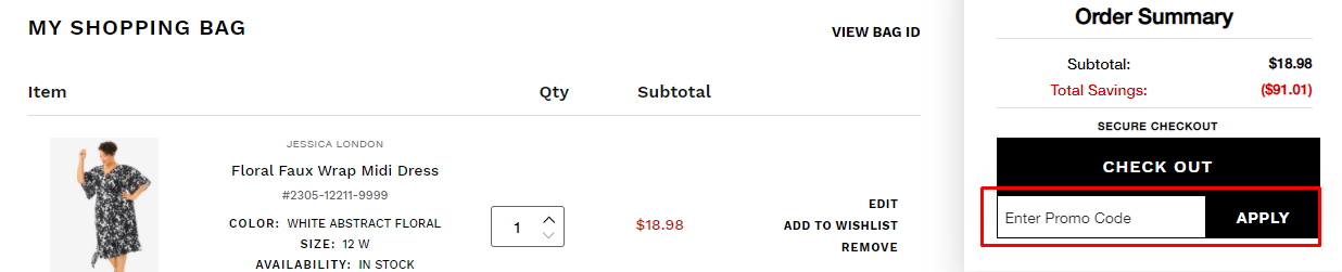 How do I use my Woman Within coupon code?