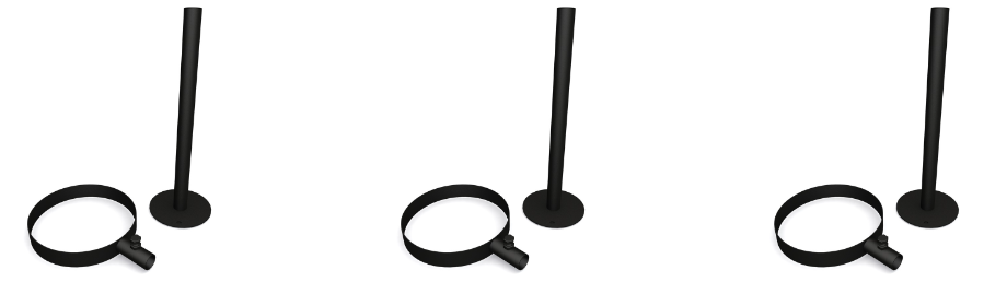 Matt black stove flue pipes that are bought with a discount code