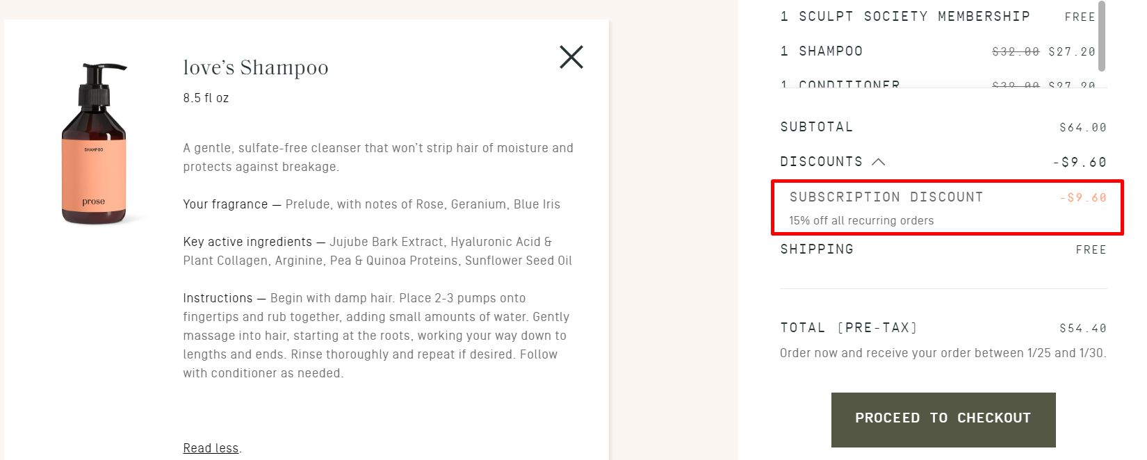 How do I use my Prose discount code?