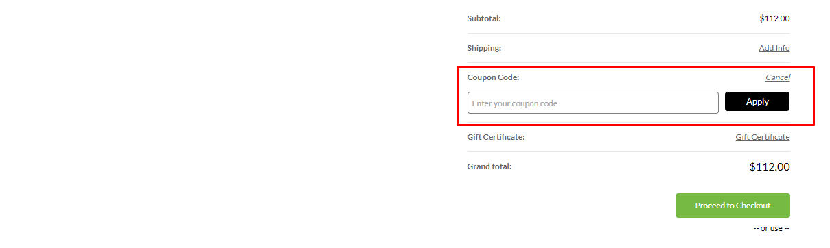 How do I use my M.Fredric coupon code?