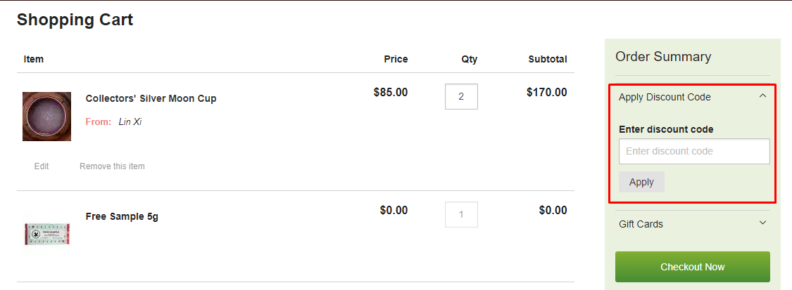 How do I use my Verdant Tea discount code?