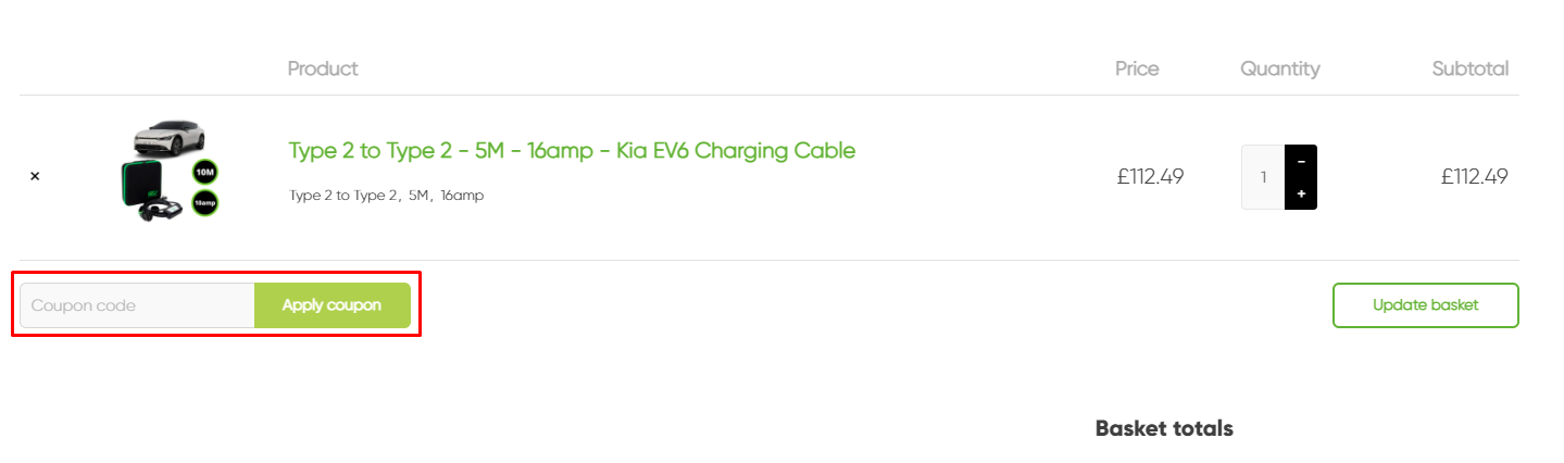 How do I use my EV King coupon code?