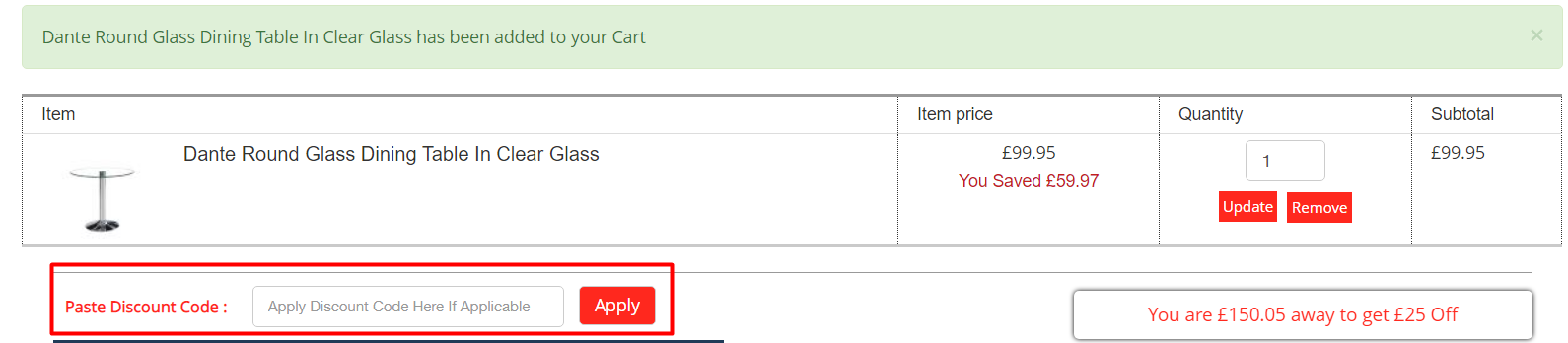 How do I use my discount code?