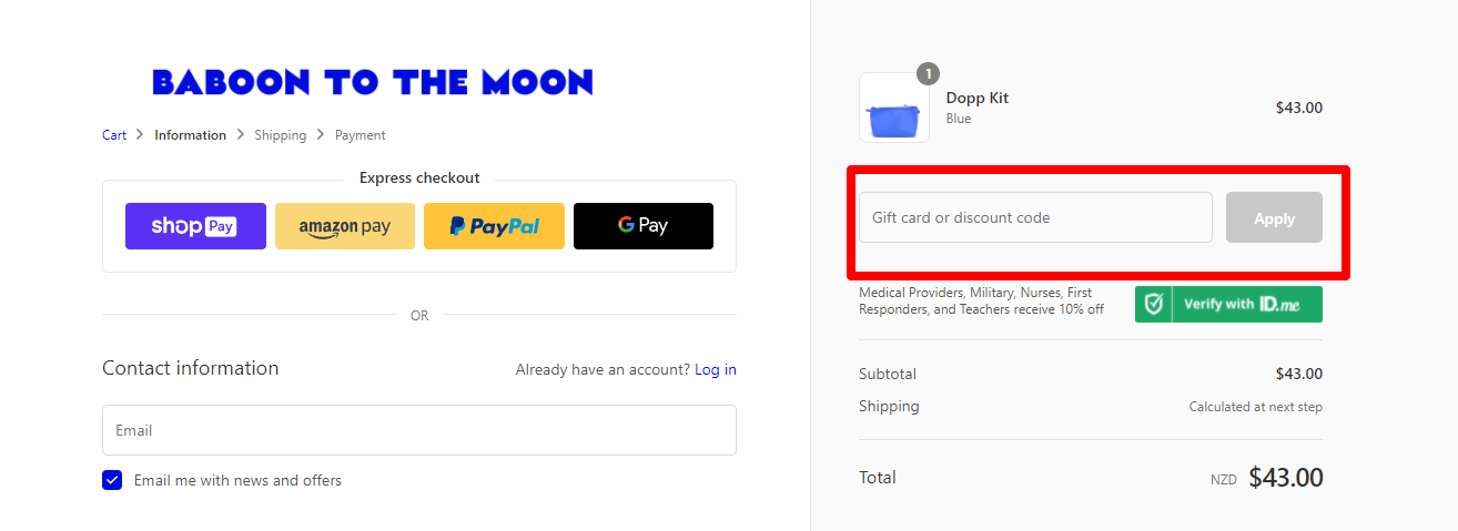 How Do I Use My Discount Code
