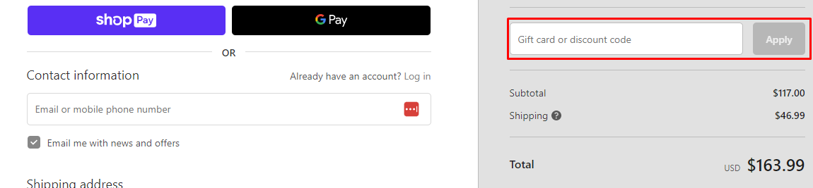 How do I use my LOVETRUST discount code?