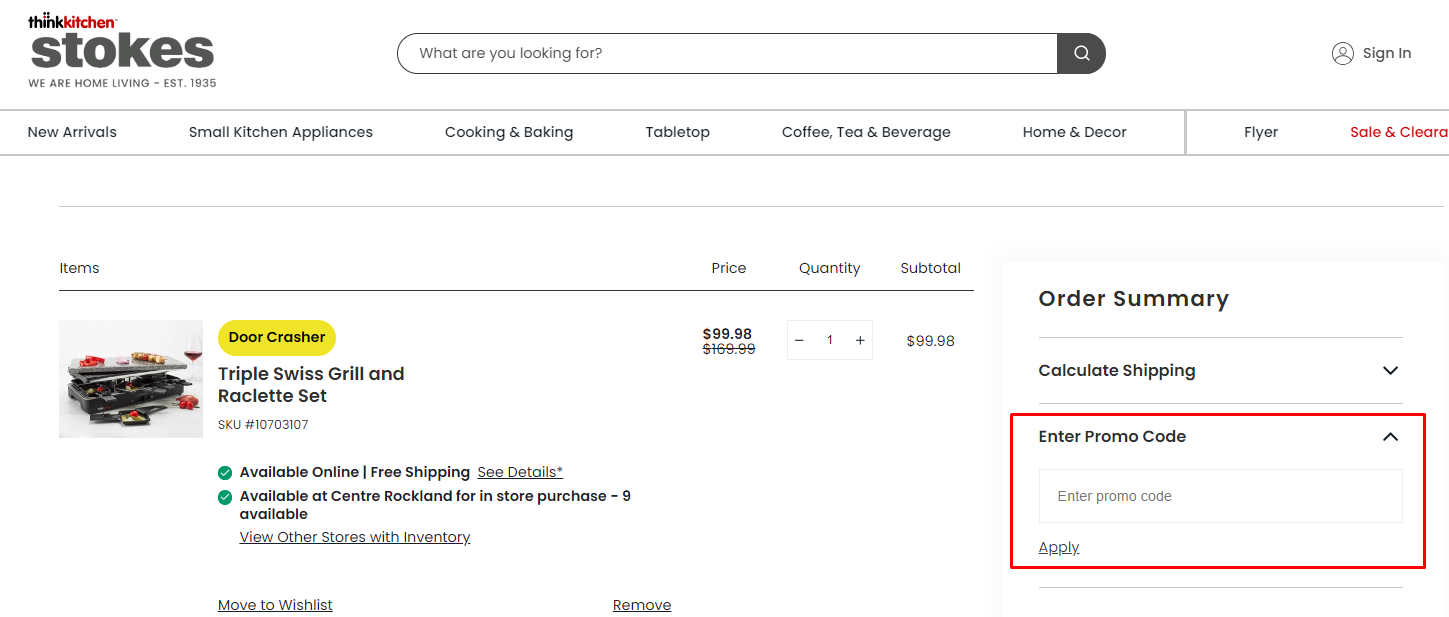How do I use my Stokes promo code?