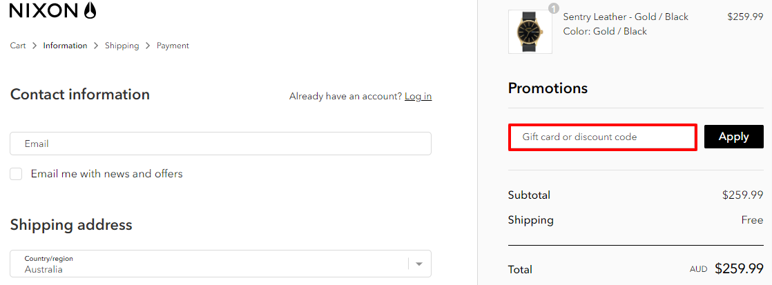 Discount Code