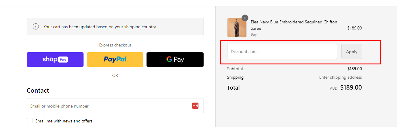 How do I use my Videsi discount code?