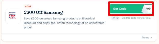Save £300 on select Samsung products at Electrical Discount UK 