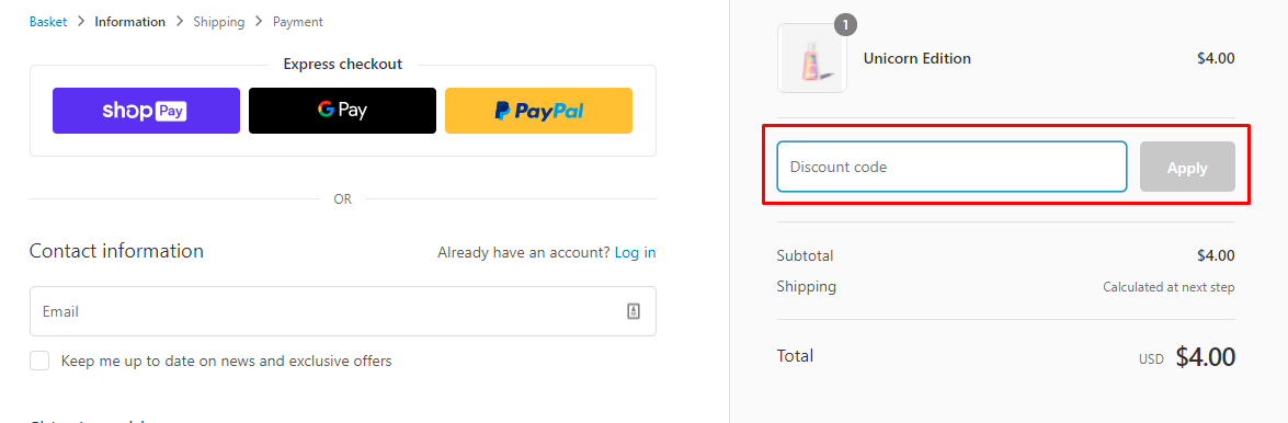 How do I use my Merci Handy discount code?