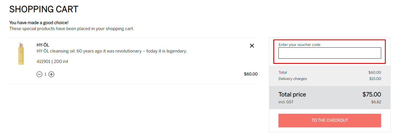 How do I use my Babor voucher code?