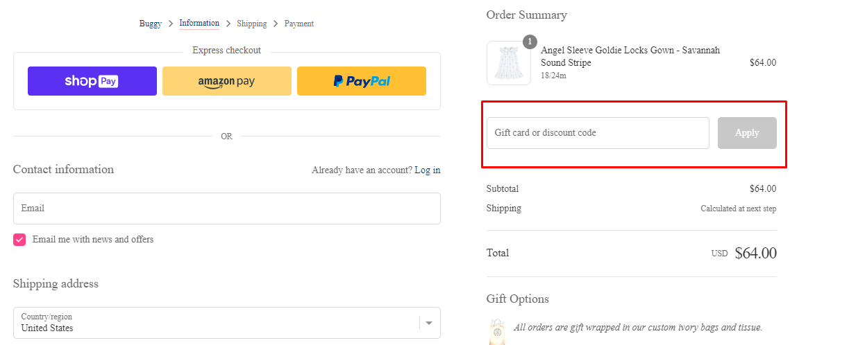 How do I use my The Beaufort Bonnet Company discount code?