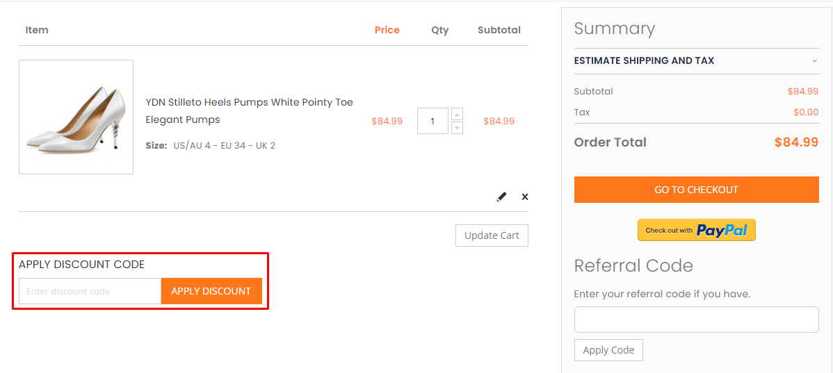 How do I use my Dreshoes discount code?