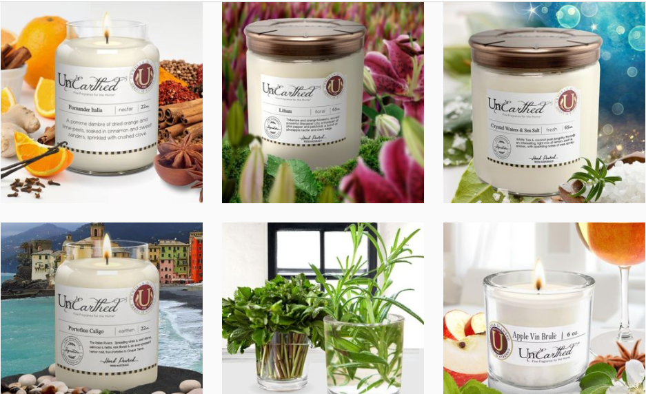About UnEarthed Candles Homepage