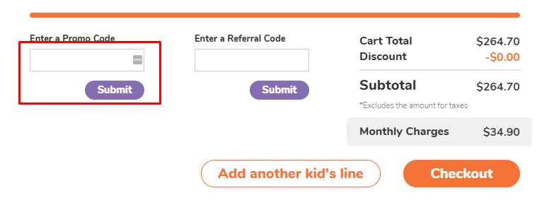 How do I use my Troomi promo code?