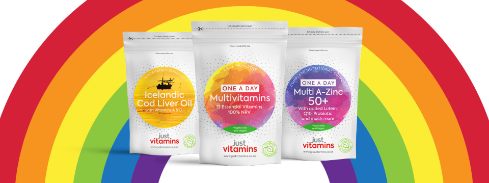 About Just Vitamins homepage