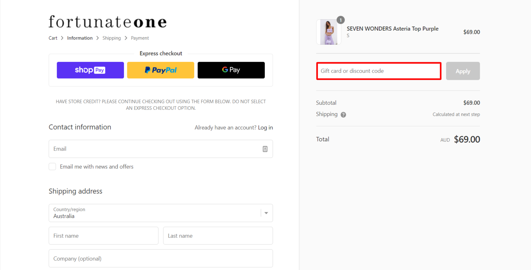 Fortunate One active coupon codes for May 2024