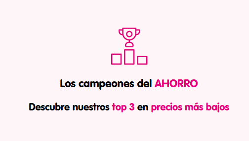 imagen promocional de ahorros de cashconverters en la web con fondo rosa