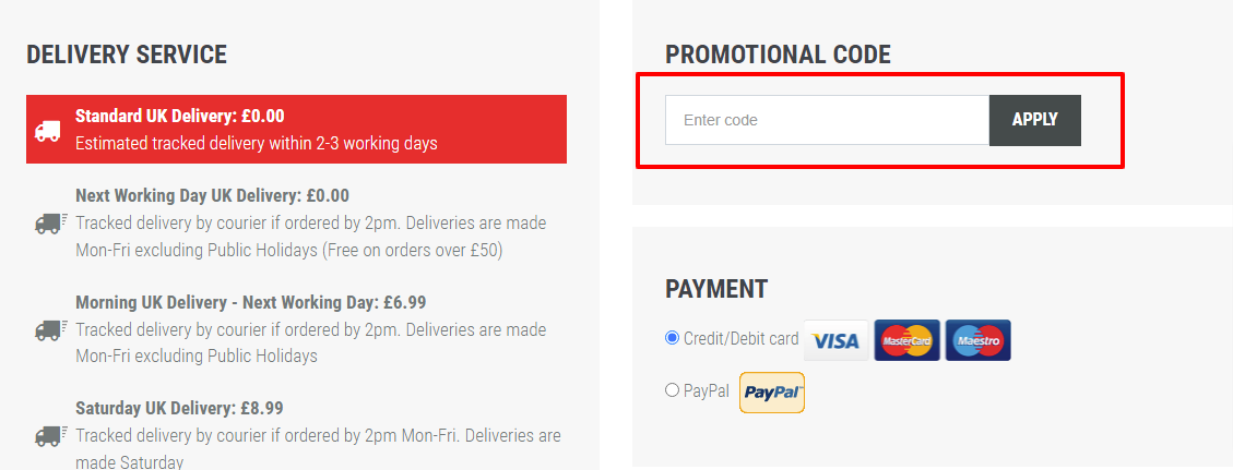 LifeSystems Checkout