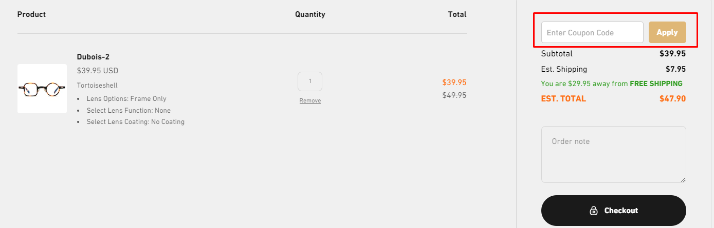 How do I use my ELKLOOK coupon code?