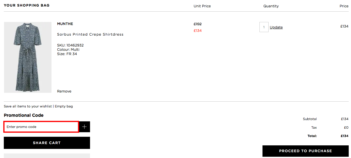Boutique 1 UK Promo Code