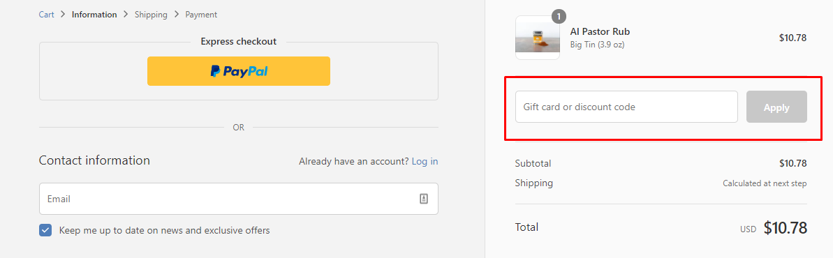 How do I use my Spicewalla discount code?