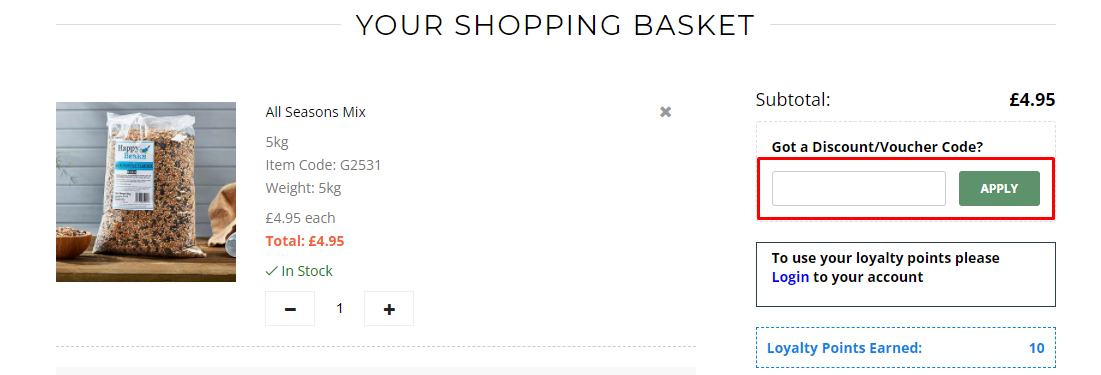 How do I use my Happy Beaks discount code?
