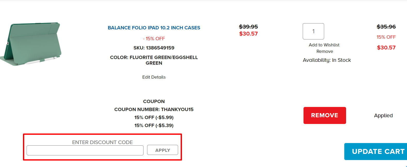 How do I use my Speck discount code?