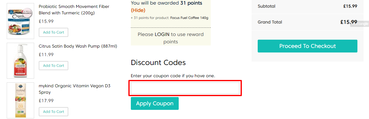 Coupon Code