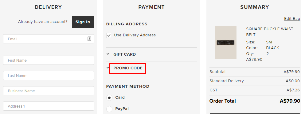 How do I use my French Connection promo code?