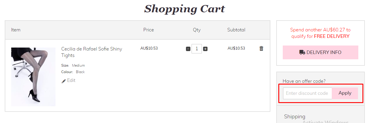 How do I use my The Tight Spot discount code?