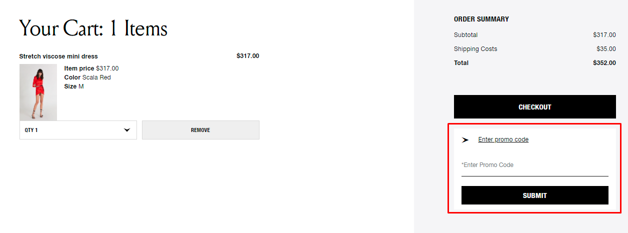 How do I use my Patrizia Pepe promo code?