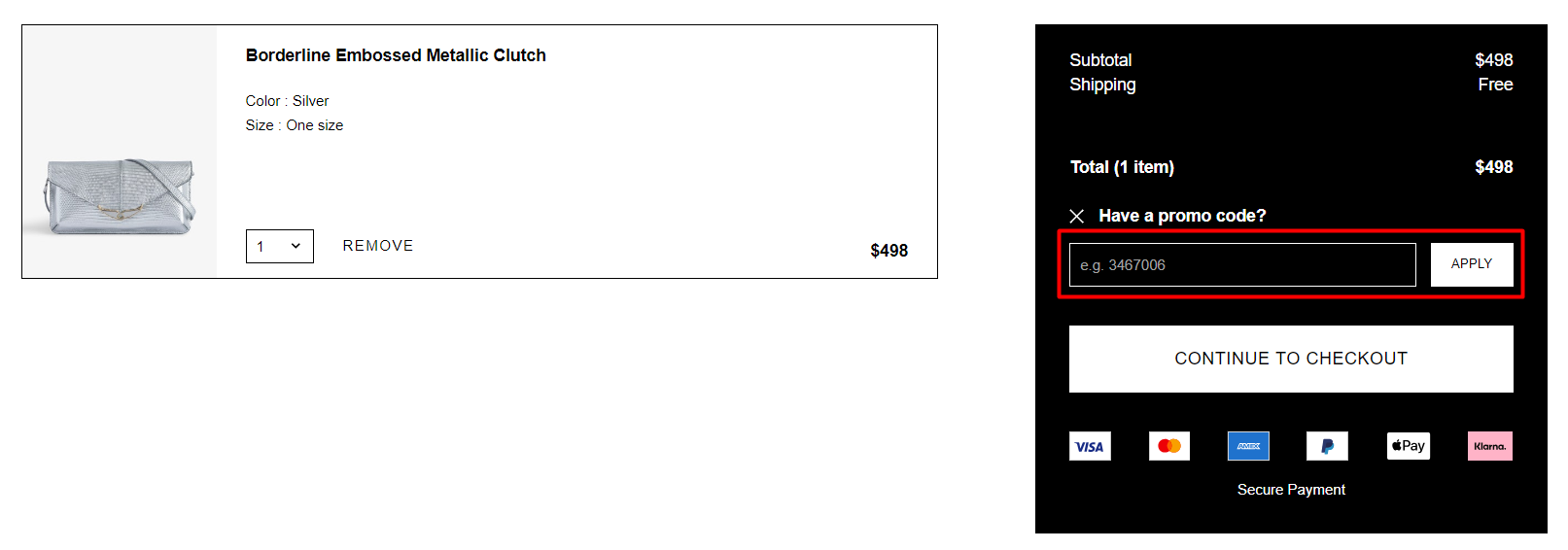 How do I use my Zadig & Voltaire coupon code?